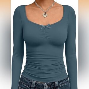 78. Elegant Blue Women's Top NWT Size Medium